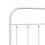 VidaXL vidaXL Ersatz-Kopfteil Metall Weiß 100 cm 6