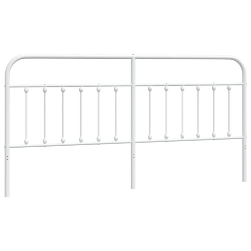 VidaXL (white, 193 cm) vidaXL Metal Headboard Bed Header Bed Headboard Black Headboard Black 75 cm 1