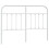 VidaXL (white, 135 cm) vidaXL Metal Headboard Bed Header Bed Headboard Black Headboard Black 75 cm 1