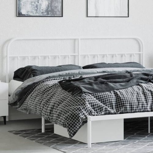 VidaXL (white, 193 cm) vidaXL Metal Headboard Bed Header Bed Headboard Black Headboard Black 75 cm 2