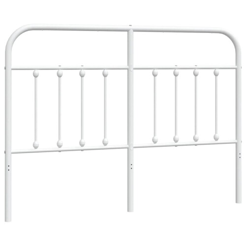 VidaXL (white, 135 cm) vidaXL Metal Headboard Bed Header Bed Headboard Black Headboard Black 75 cm 1