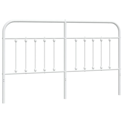 VidaXL vidaXL Ersatz-Kopfteil Metall Weiß 180 cm 1
