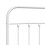VidaXL (white, 193 cm) vidaXL Metal Headboard Bed Header Bed Headboard Black Headboard Black 75 cm 6