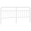 VidaXL (white, 193 cm) vidaXL Metal Headboard Bed Header Bed Headboard Black Headboard Black 75 cm 1