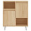 VidaXL (sonoma oak) vidaXL Sideboard Storage Cupboard Highboard Home Side Cabinet Engineered Wood 6