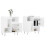 VidaXL (white) vidaXL Sideboard Storage Cupboard Highboard Home Side Cabinet Engineered Wood 3