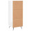 VidaXL (high gloss white) vidaXL Sideboard Storage Cabinet Side Cabinet Cupboard White Engineered Wood 8