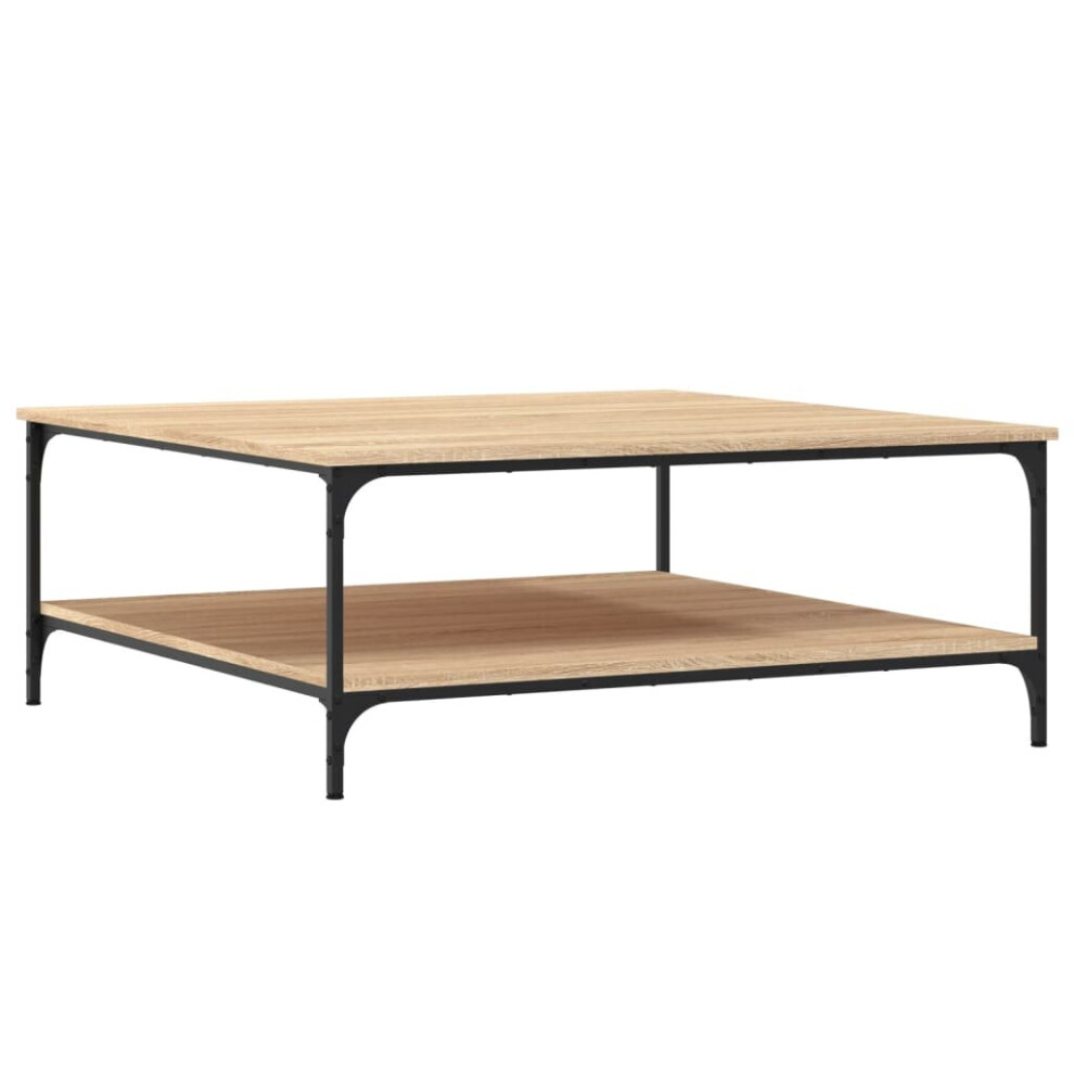 (sonoma oak) vidaXL Coffee Table Tea Side Table Sofa Table Grey Sonoma Engineered Wood