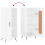 VidaXL (high gloss white) vidaXL Sideboard Storage Cabinet Side Cabinet Cupboard White Engineered Wood 9