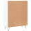 VidaXL (high gloss white) vidaXL Sideboard Storage Cabinet Side Cabinet Cupboard White Engineered Wood 8