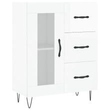 (high gloss white) vidaXL Sideboard Storage Cabinet Side Cabinet Cupboard White Engineered Wood