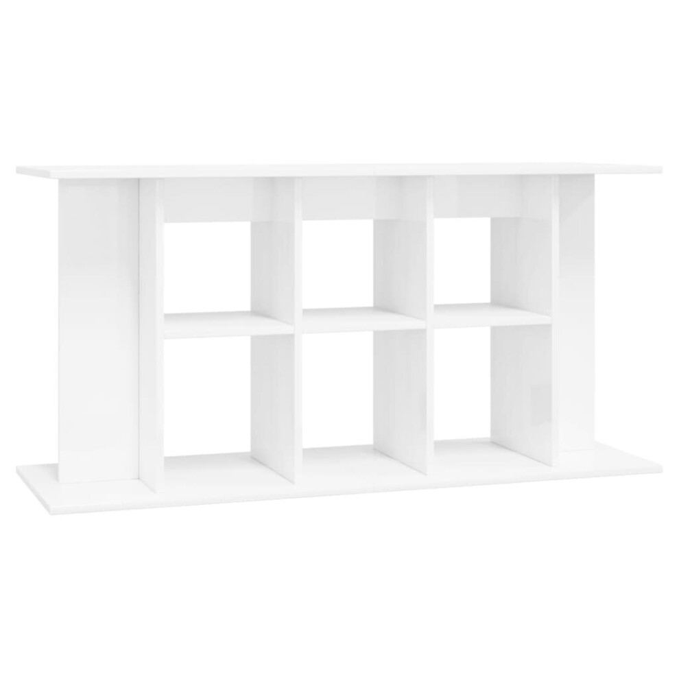 (high gloss white, 120 x 40 x 60 cm) vidaXL Aquarium Stand Fish Tank Stand Aquarium Base Sonoma Oak Engineered Wood