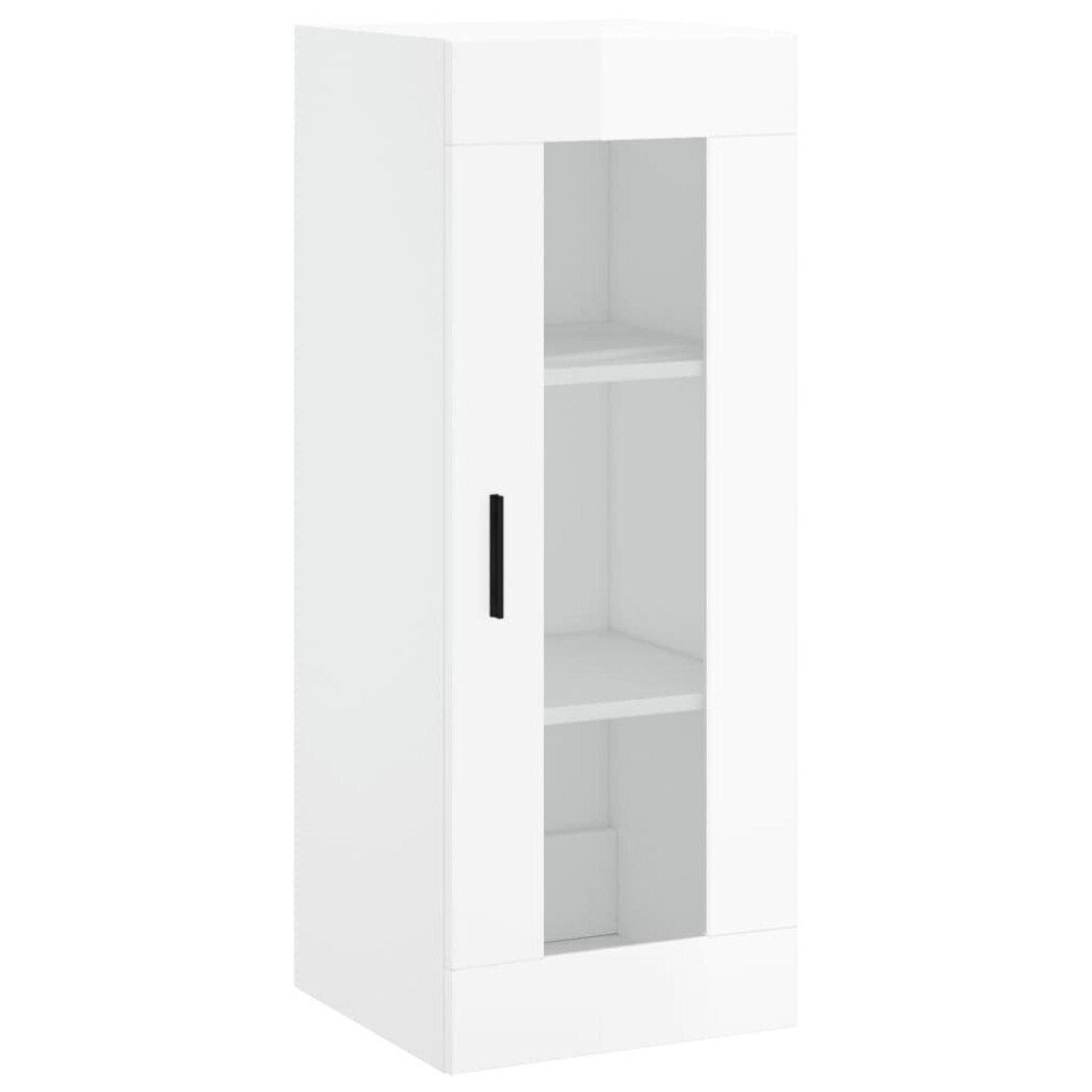 (high gloss white) vidaXL Wall Mounted Cabinet Bathroom Cabinet Storage Cabinet Cupboard White