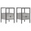 VidaXL (grey sonoma) vidaXL Bedside Cabinets Nightstand Bedside Table 2 pcs Black Engineered Wood 1