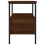 VidaXL (brown oak) vidaXL Bedside Cabinets Nightstand Bedside Table 2 pcs Black Engineered Wood 7