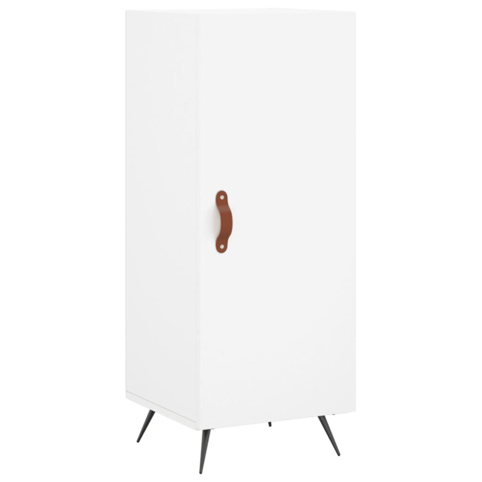 (white) vidaXL Sideboard Storage Cabinet Side Cabinet Cupboard White Engineered Wood