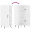VidaXL (high gloss white) vidaXL Sideboard Storage Cabinet Side Cabinet Cupboard White Engineered Wood 9