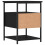 VidaXL (black) vidaXL Bedside Cabinets Nightstand Bed Table 2 pcs Brown Oak Engineered Wood 9