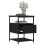 VidaXL (black) vidaXL Bedside Cabinets Nightstand Bed Table 2 pcs Brown Oak Engineered Wood 5