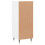 VidaXL (high gloss white) vidaXL Sideboard Storage Cabinet Side Cabinet Cupboard White Engineered Wood 8