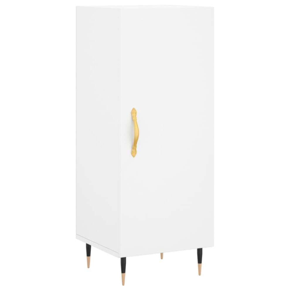 Vidaxl (White) Sideboard Storage Cabinet Side Cabinet Cupboard Engineered Wood White