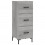 VidaXL (grey sonoma) vidaXL Highboard Sideboard Storage Cabinet High Gloss White Engineered Wood 5