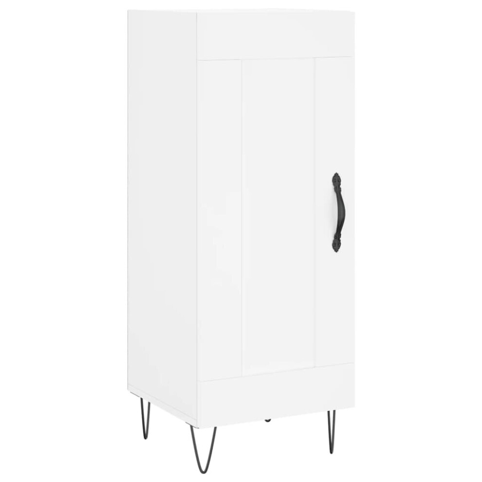 Vidaxl (White) Sideboard Storage Cabinet Side Cabinet Cupboard Engineered Wood White