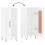 VidaXL (high gloss white) vidaXL Sideboard Storage Cabinet Side Cabinet Cupboard White Engineered Wood 9