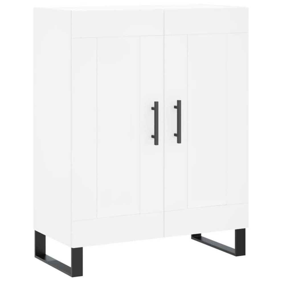 Vidaxl (White) Sideboard Storage Cabinet Side Cabinet Cupboard White Engineered Wood