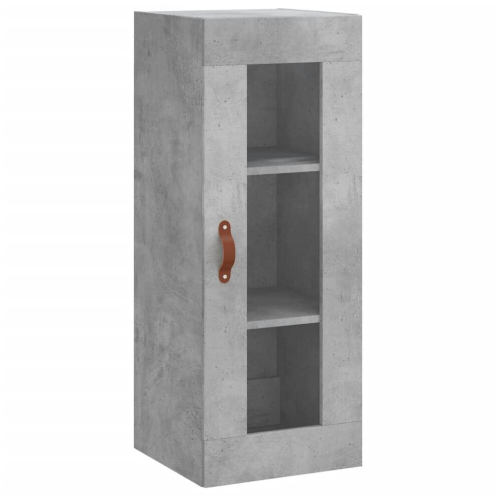 (concrete grey) vidaXL Wall Mounted Cabinet Bathroom Cabinet Storage Cabinet Cupboard White