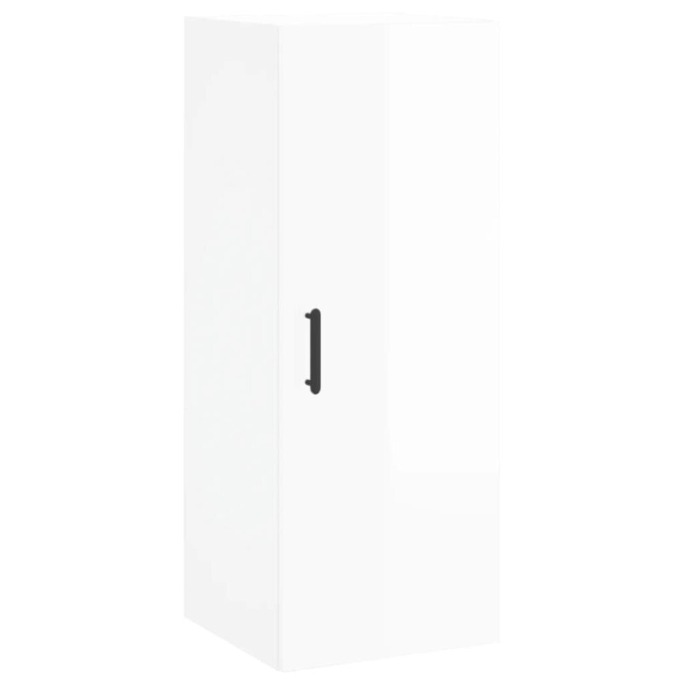 (high gloss white) vidaXL Wall Mounted Cabinet Bathroom Cabinet Storage Cabinet Cupboard White