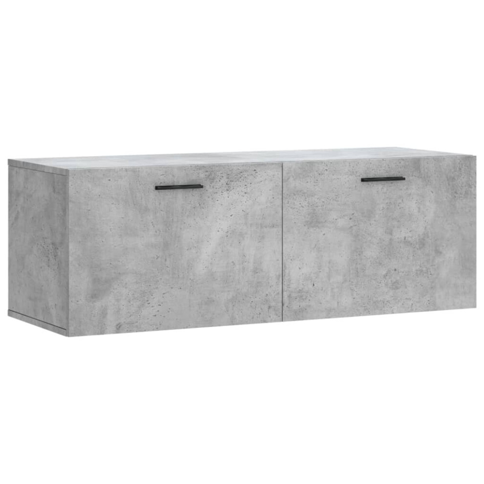 VIDAXL Wall Cabinet - Grey - 35 x 100 x 36.5cm - Image 2