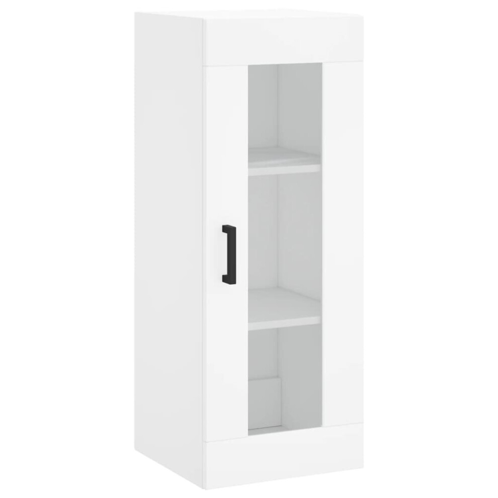 (white) vidaXL Wall Mounted Cabinet Bathroom Cabinet Storage Cabinet Cupboard White