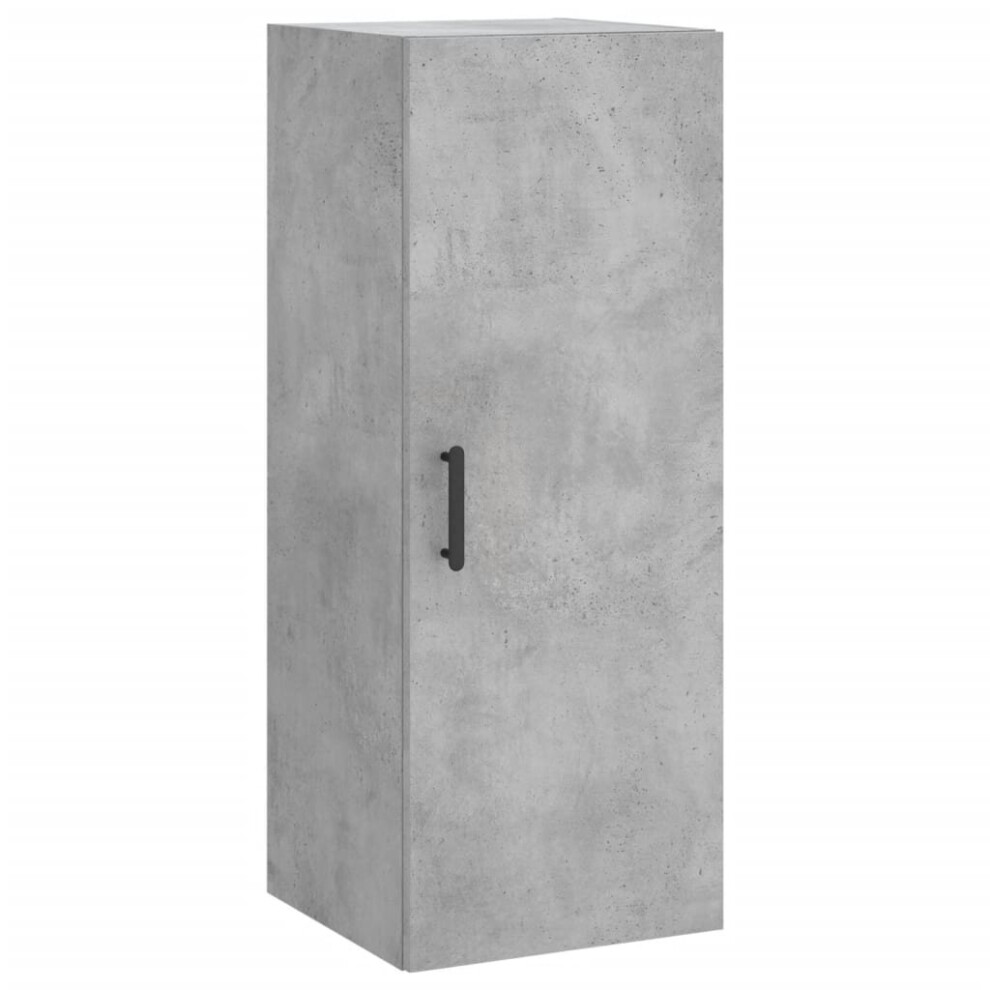 VIDAXL Wall Mounted Cabinet - Concrete Grey - Wood - Image 3