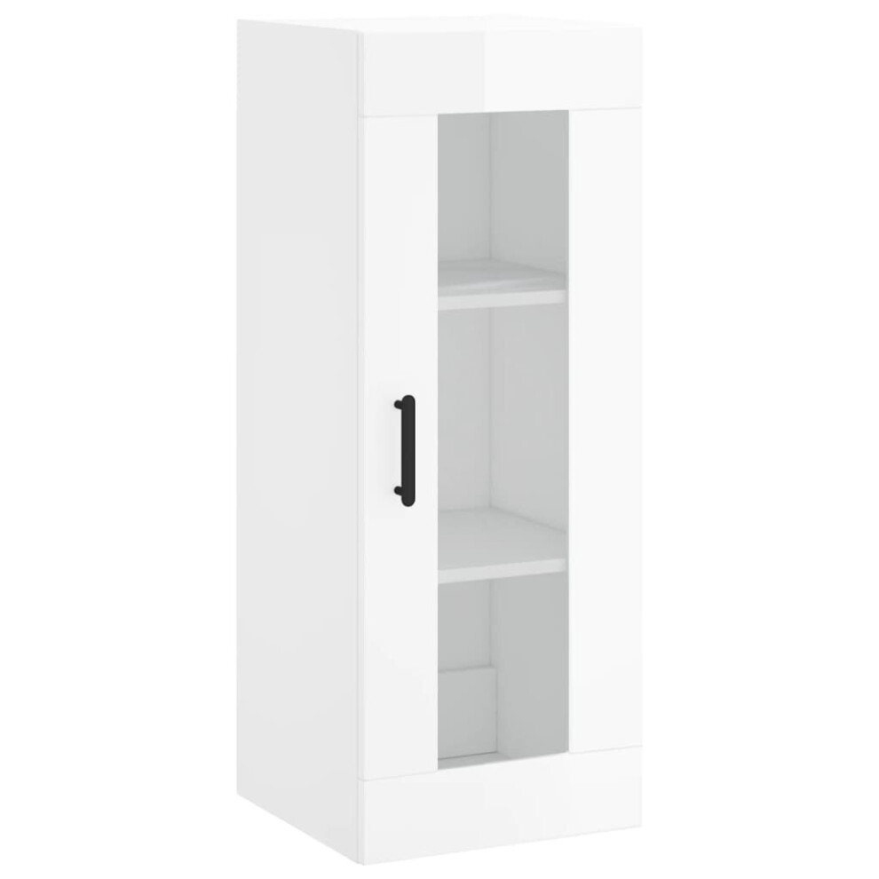 (high gloss white) vidaXL Wall Mounted Cabinet Bathroom Cabinet Storage Cabinet Cupboard White