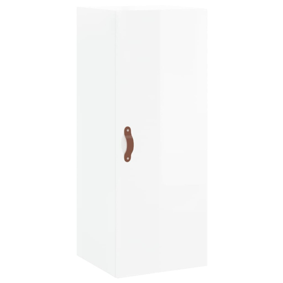 (high gloss white) vidaXL Wall Mounted Cabinet Bathroom Cabinet Storage Cabinet Cupboard White