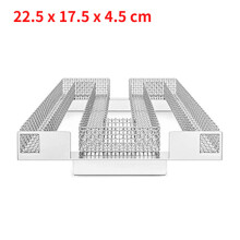 (22 5 x 17 5 x 4.5 cm) Cold Smoke Generator For BBQ Grill Or Smoker Wood Dust Hot And Cold Smoking Salmon Meat Burn Cooking Stainless Bbq Tools