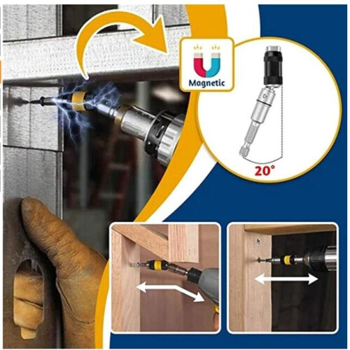 Magnetic Screwdriver Bit Quick Change Lock Rotating Screw Bit 1