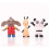 5 pacotes de figuras de Bing (3-4CM) 3