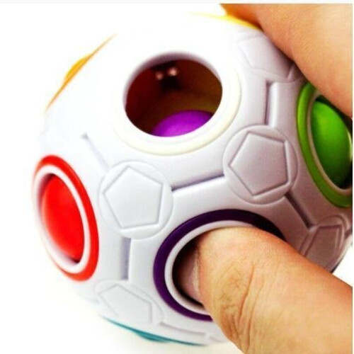 Fidget Ball Magic Rainbow Puzzle Rubikova kocka 1