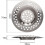 2Pcs Kitchen Sink Strainer Plug Sink Waste Stopper Hole UK 4