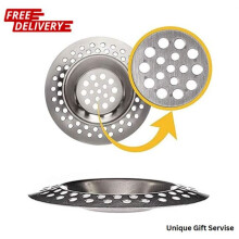 2Pcs Kitchen Sink Strainer Plug Sink Waste Stopper Hole UK