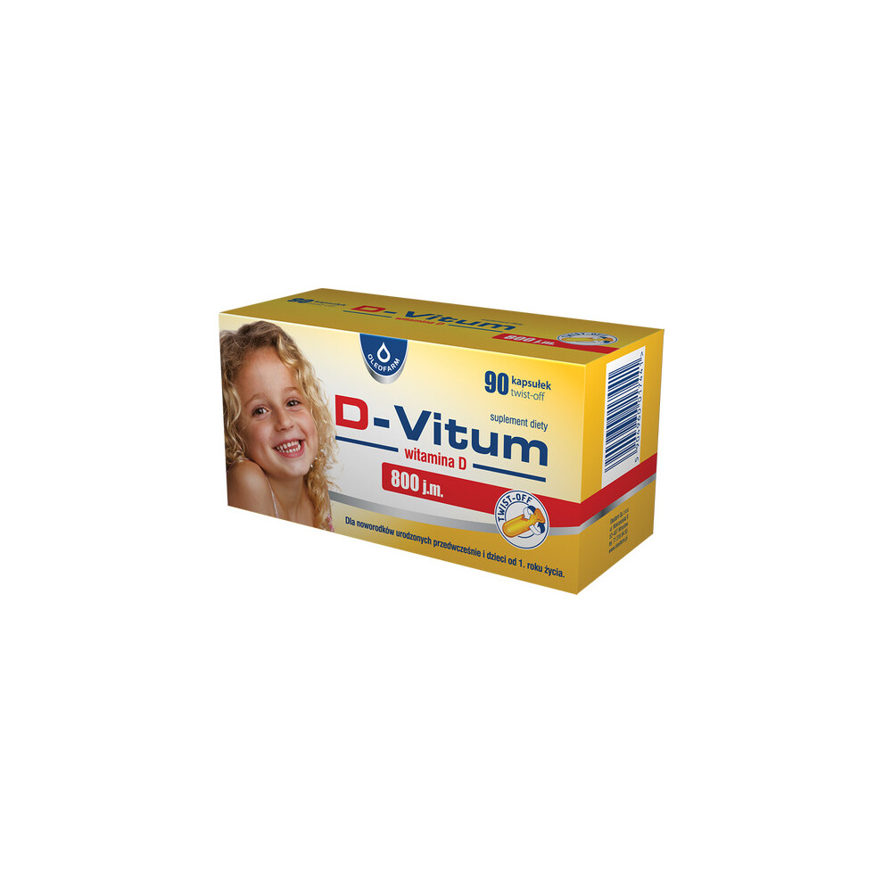 D-Vitum 800 j.m. 90capsules twist-off