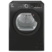 9kg Condenser Tumble Dryer Black - Sensor Dry, NFC, Wi-Fi Smart Control via Wizard App (HLEC9DGB)