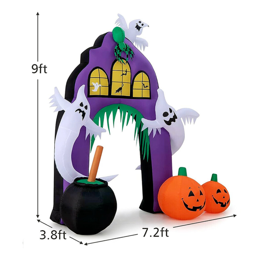 (O) Giant Train Halloween Inflatable Outdoor Indoor Decoration Props