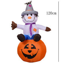 (H) Giant Train Halloween Inflatable Outdoor Indoor Decoration Props