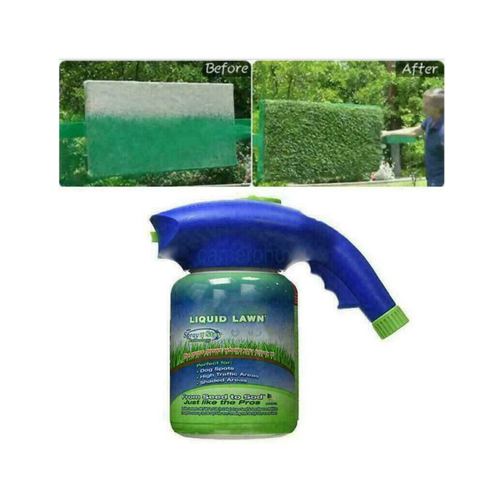 Household Hydro Lawn Grass Seeding System Liquid Spray Device Empty Bottle