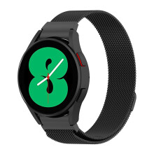 (Black) Stainless Steel Strap Wristband Bands For Samsung Galaxy Watch6/Watch6 Classic/Watch5/Watch5 Pro