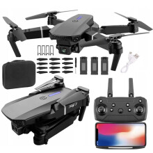 LS-E525 RC Drone 4K Dual Cameras, WiFi FPV, Track Flight, 15-Min Flight, 3 Batteries Included