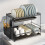 Living And Home 2 Tier Dish Drying Rack with Drainboard 1